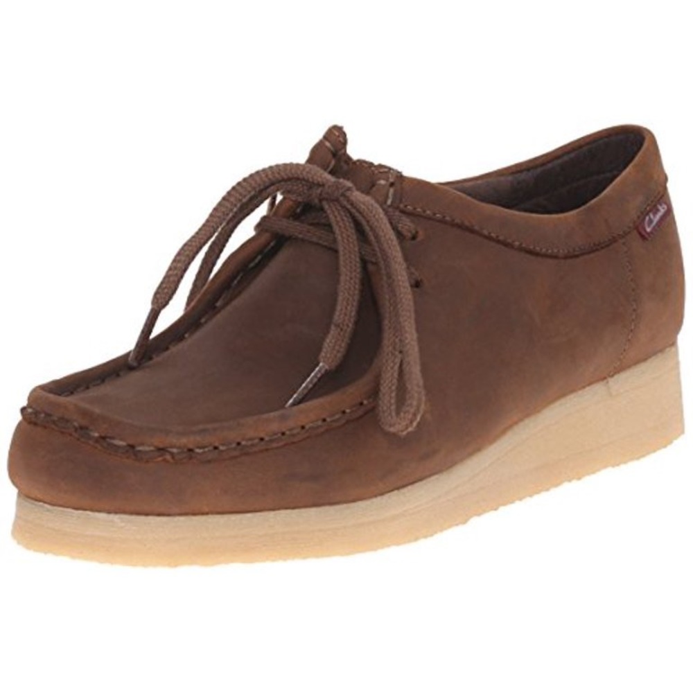 Brand New w/Box Clarks Padmora “Brown Smooth” Leather Oxfords - 8